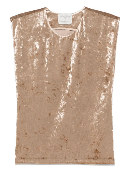  Forte Forte Velvet Top - Neutrals 