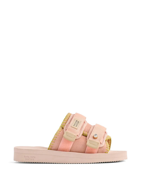  Forte Forte X Suicoke Touch-strap Sandals - Pink 