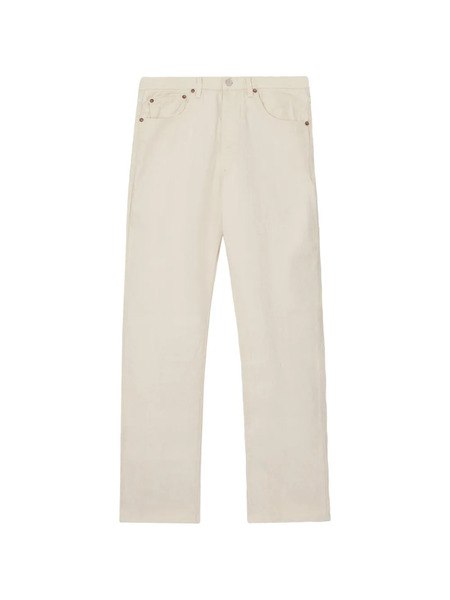  Fortela 933 Barney Copper-rivets Stitching Jeans - Neutrals 