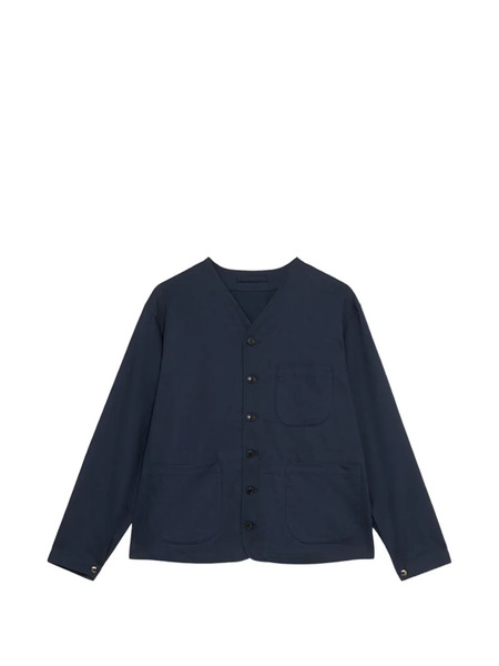  Fortela Buttoned Cotton Jacket - Blue 