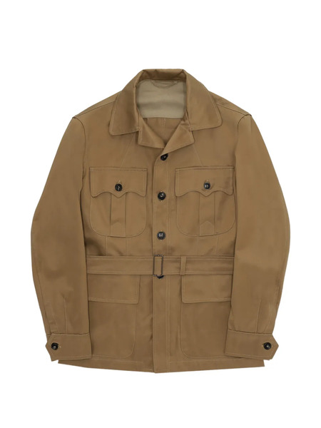  Fortela Clint Belted Jacket - Brown 