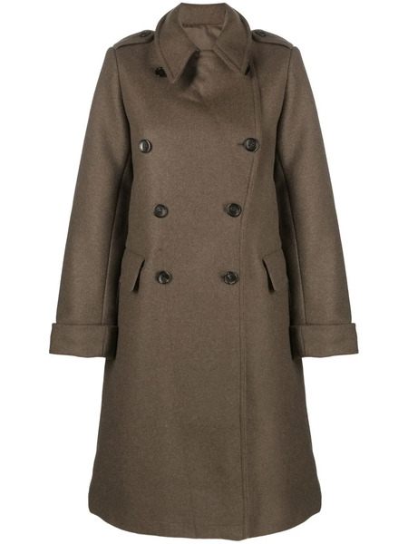  Fortela Double-breasted Coat - Green 