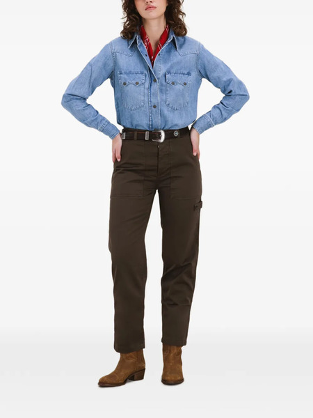  Fortela Fatigue Patch-pockets Trousers - Brown 