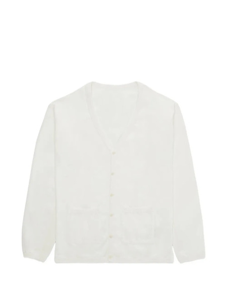  Fortela Front-pocket Cardigan - White 