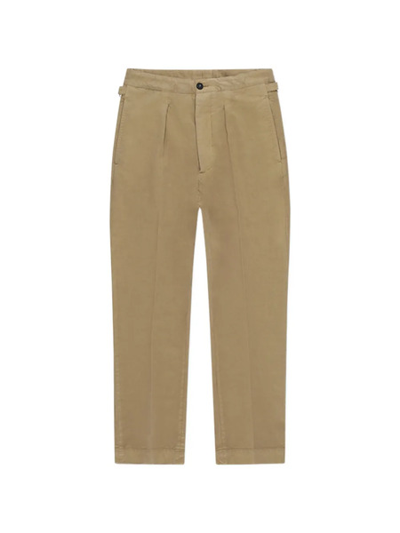  Fortela Oklahoma Front-pleated Waist-adjuster Trousers - Neutrals 