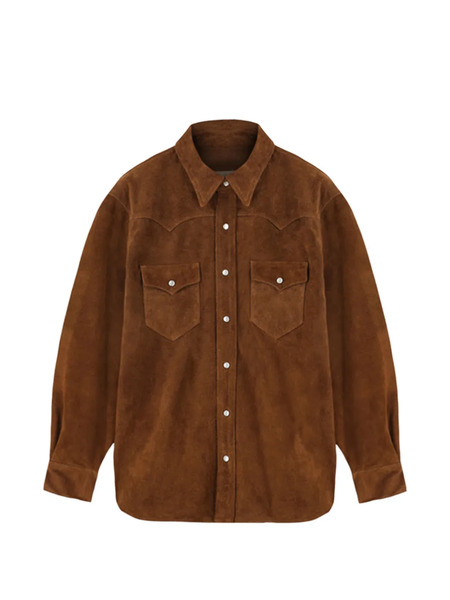  Fortela Patch-pocket Shirt - Brown 