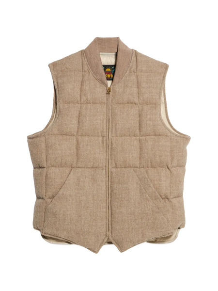 Fortela Quilted Zip Vest - Neutrals 