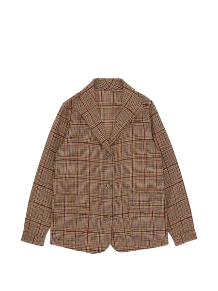  Fortela Scotland Checked Blazer - Brown 