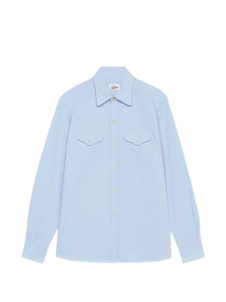  Fortela Tex2 Patch-pockets Shirt - Blue 
