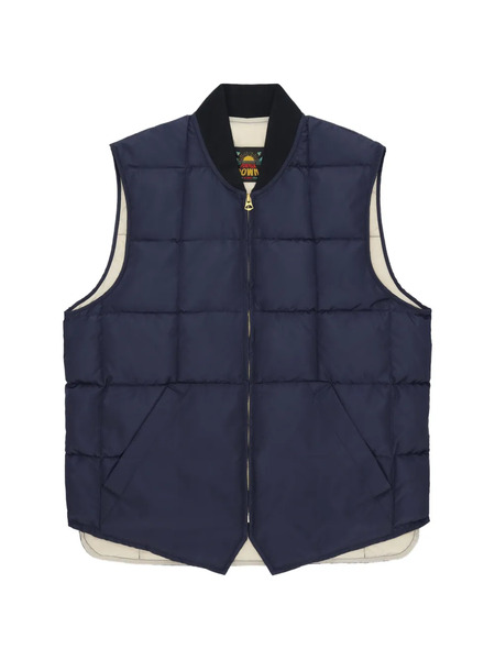  Fortela Vest 1 Quilted-pattern Gilet - Blue 