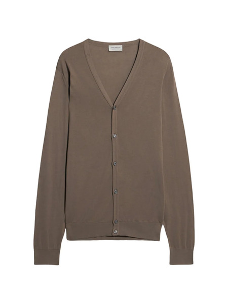  Fortela Whitchurch Buttoned Cardigan - Brown 