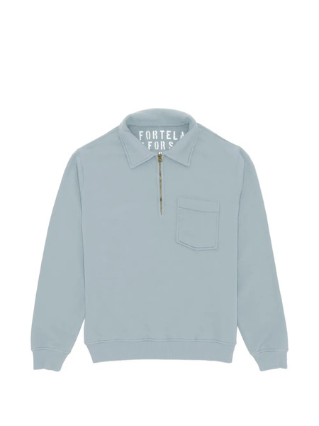  Fortela Zip-collar Sweatshirt - Grey 