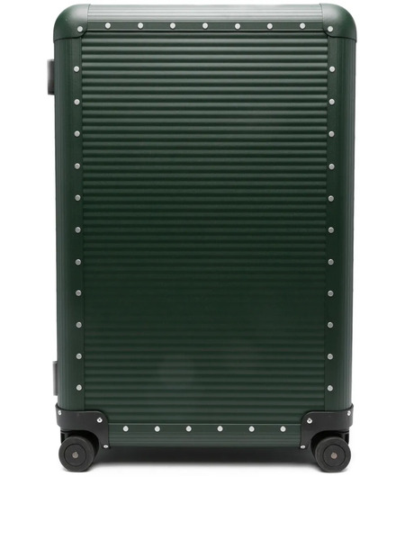  Fpm Milano Stud-details Four-wheel Trolley - Green 