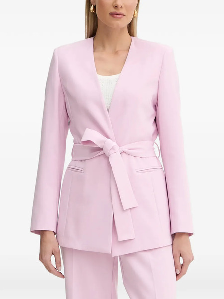  Fracomina Belted Blazer - Pink 