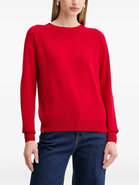  Fracomina Crew Neck Long-sleeve Sweater - Red 