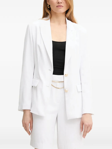  Fracomina Single-breasted Blazer - White 
