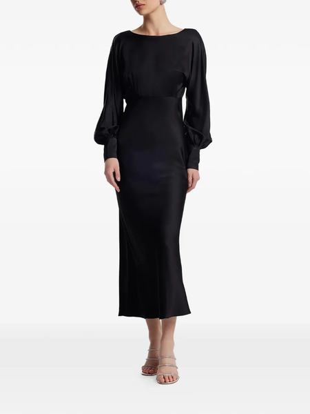  Framboise Bishop Sleeve Dress - Black 