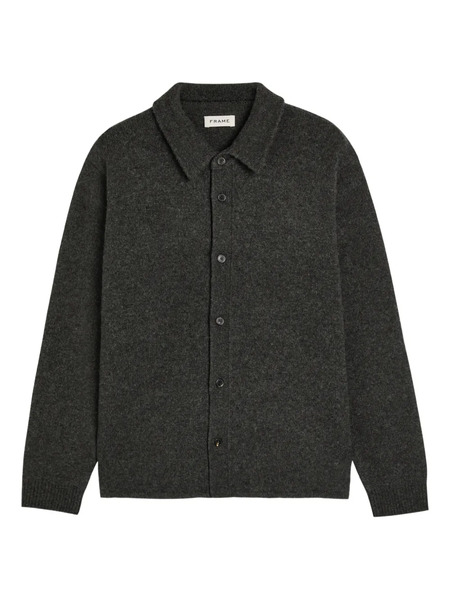  Frame Buttoned Cardigan - Brown 