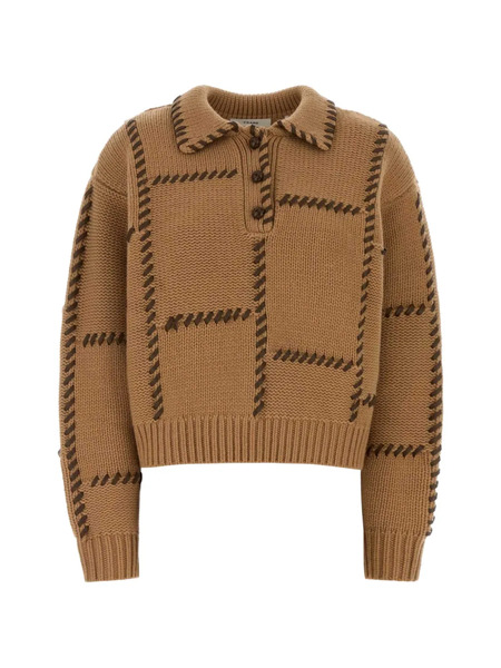  Frame Buttoned Polo Top - Neutrals 