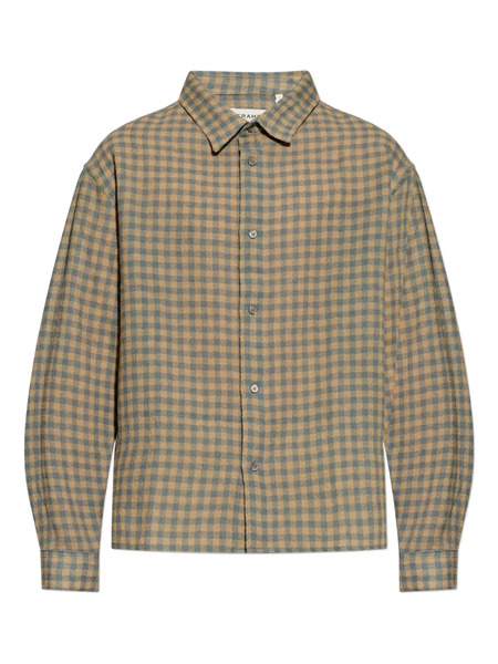  Frame Checked Buttoned-up Shirt - Neutrals 