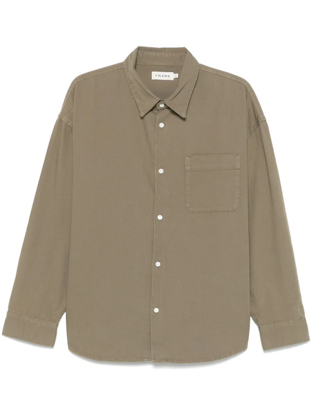  Frame Cotton Shirt - Green 
