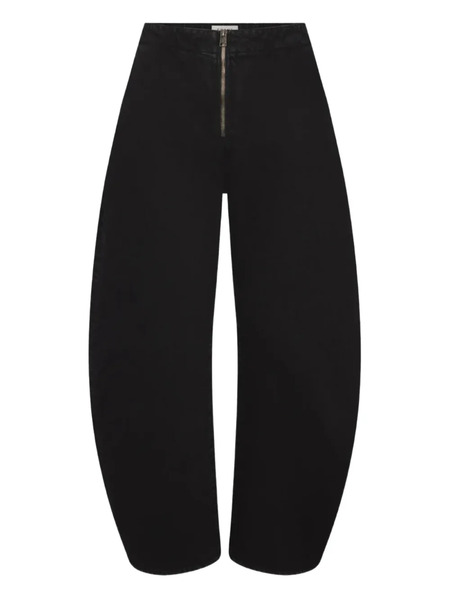  Frame Cotton Trousers - Black 