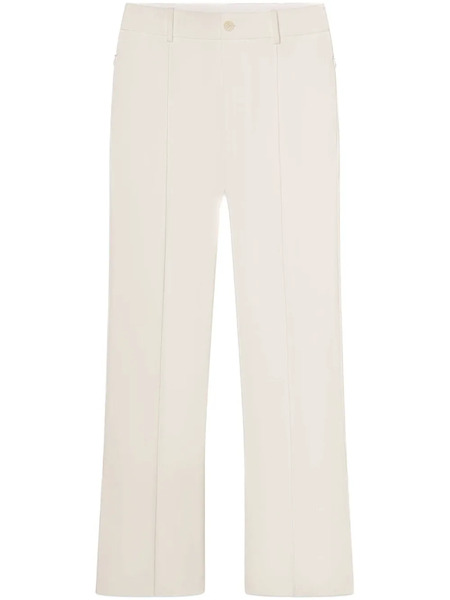  Frame Cropped Flared Trousers - White 