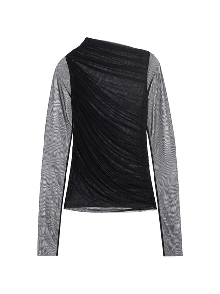  Frame Draped Top - Black 