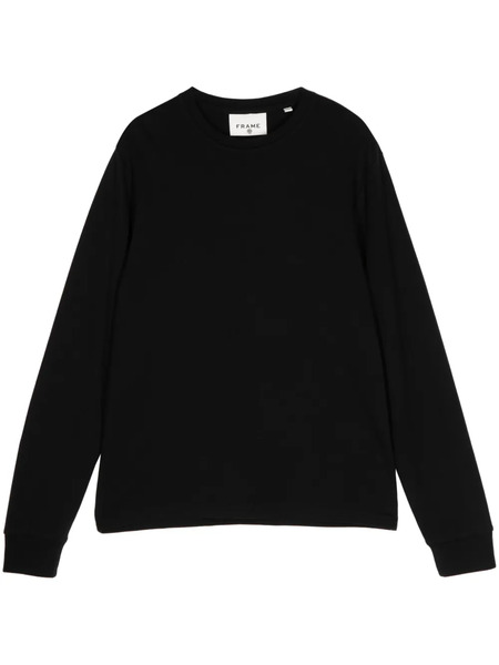  Frame Duo Fold Crew-neck Jumper - Black 