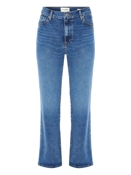  Frame Five-pocket Washed Jeans - Blue 