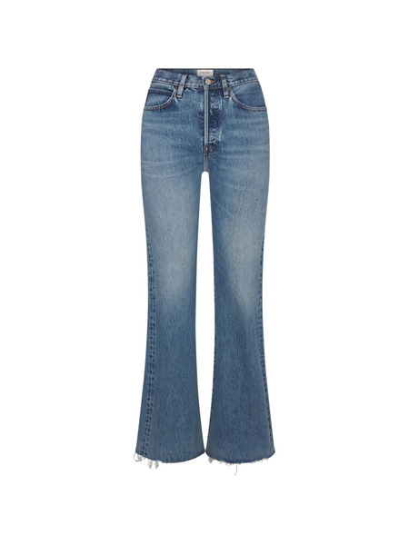  Frame Frayed Denim Jeans - Blue 