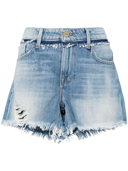  Frame Le Garçon Shorts - Blue 