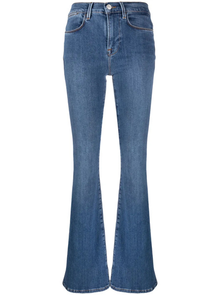  Frame Le High Flared Jeans - Blue 