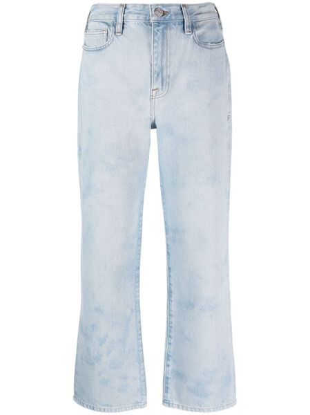  Frame Le Jane Cropped Jeans - Blue 