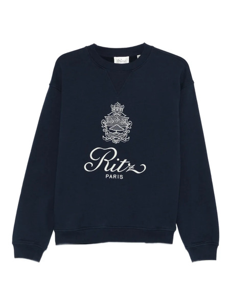  Frame Logo Graphic Sweater - Blue 