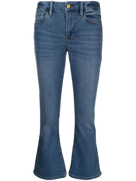  Frame Low-rise Flared Jeans - Blue 
