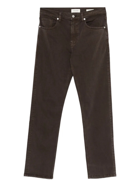  Frame Modern Straight Trousers - Brown 