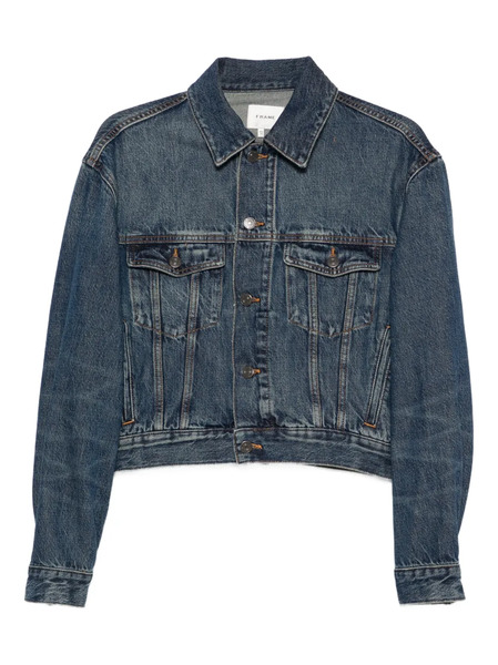  Frame Pocket Denim Jacket - Blue 