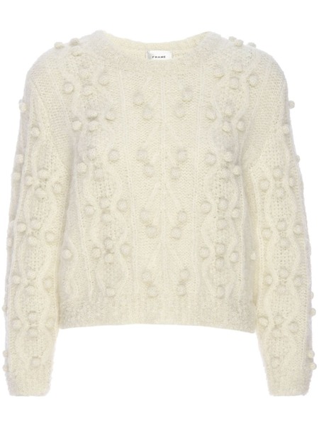  Frame Popcorn Jumper - White 