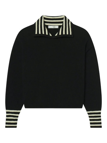  Frame Sailor Striped Sweater - Black 