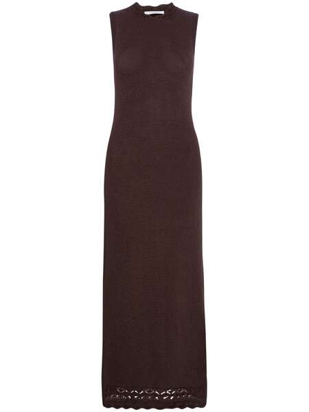  Frame Sleeveless Knitted Maxi Dress - Brown 