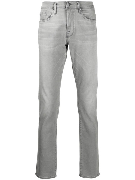  Frame Slim Fit Long Jeans - Grey 