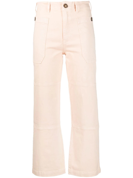  Frame Straight-leg Utility Trousers - Pink 