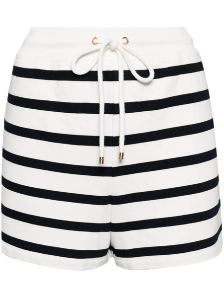  Frame Striped Varsity Shorts - White 