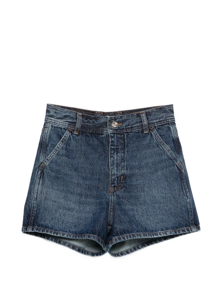  Frame The Dockside Denim Shorts - Blue 