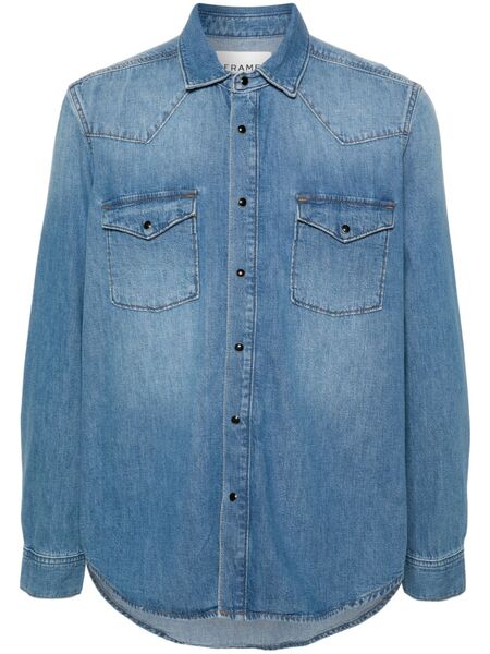  Frame Western Denim Shirt - Blue 