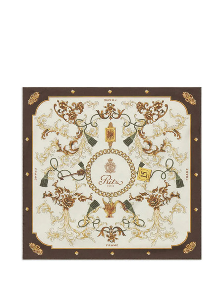  Frame X Ritz Paris Printed Scarf - Neutrals 
