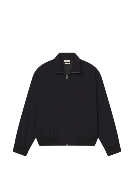  Frame Zip-up Wool Jacket - Blue 