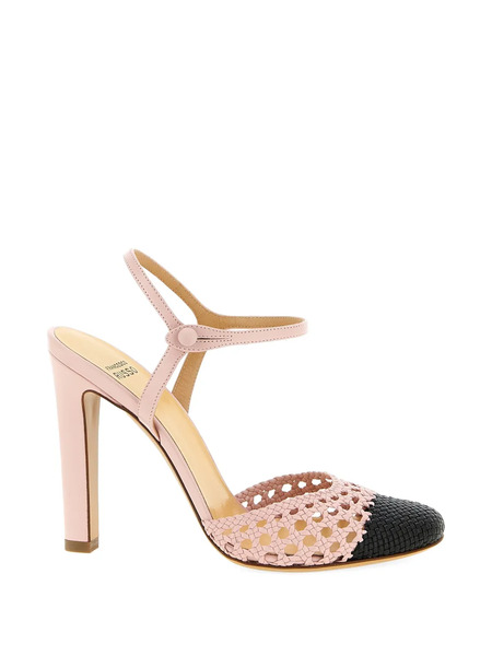  Francesco Russo Crocheted Pumps - Pink 