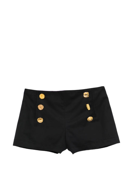  Françoise Button Embellished Shorts - Black 